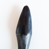 Outil de massage artisanal en corne de buffle naturelle écologique, bâton de grattage traditionnel pour points d'acupuncture, ergonomique pour la réflexologie musculaire corporelle