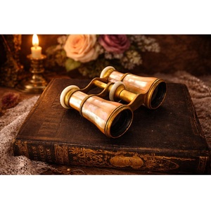Travelling Hiking Handmade Metal Antique Nautical Brass Marine Designer Vintage Style Binocular for Home Decoration At Wholesale - Product Image 5