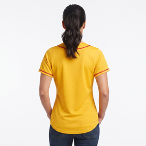 เสื้อเบสบอลสตรีทแวร์สำหรับผู้หญิง เสื้อเบสบอลแฟชั่นฤดูร้อนสำหรับผู้หญิง เสื้อเบสบอลติดกระดุมสำหรับผู้หญิง - Product Image 2