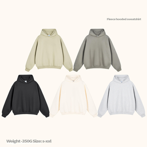 Sudadera con Capucha de Punto Vintage Personalizada OEM para Hombre, Manga Larga, Transpirable, Color Sólido, Corte Holgado, Ropa Urbana de Invierno - Product Image 1