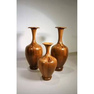 Maceta Geométrica de Madera de Sheesham Hecha a Mano, Venta al por Mayor en India - Product Image 4