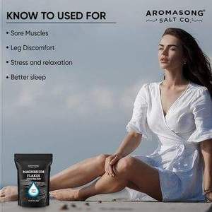 Sel de Bain de la Mer Morte en Poudre, 5 lb, Marque Privée, Nouvelle Formule Premium, Grains Fins, Lavande Bio, Relaxant, 100% Naturel Pur, Aromasong Int. - Product Image 3