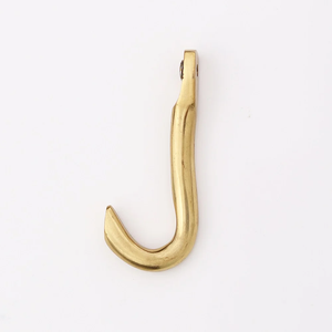 Brass <b>Hook</b> Holder <b>Gold</b> Finished For Bedroom & Store Room Door Hanger For Clothes Lower T-Shirts Hanging <b>Hook</b> Holder - Product Image 2