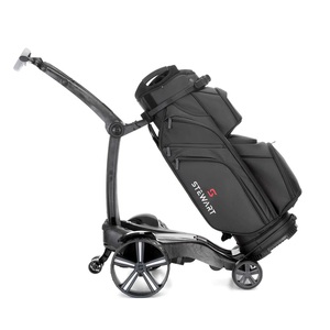 รถเข็นกอล์ฟระยะไกลรุ่น Stewart Golf vertx รุ่นสีดำแบตเตอรี่45รู - Product Image 2