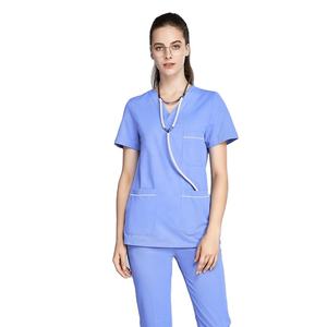 Conjunto personalizado de uniformes de enfermería atléticos para mujer tejido de poliéster rayón directo de fábrica Joggers incluidos Hospital Médico - Product Image 3