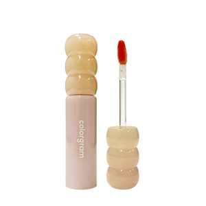 Colorgram Fruity Glass Gloss 02 Chewy Tangerine : Teinte à lèvres coréenne, maquillage coréen, cosmétiques coréens, sans cruauté animale, effet dewy et brillant - Product Image 1