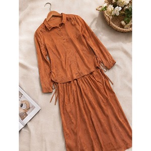 Conjunto de 2 Piezas Premium para Mujer, Camisa de Manga Larga con Pantalón Palazzo de Pierna Ancha, Ropa Casual de Verano - Product Image 6