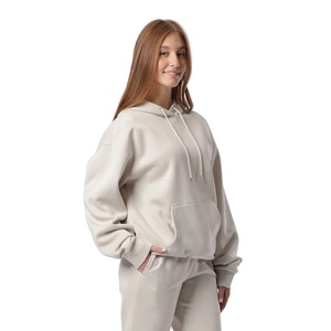 Sudadera con Capucha de Otoño para Mujer, Personalizada, Tejida en Algodón y Poliéster, Forro Polar, Manga Larga, Transpirable, Ecológica, con Logotipo Frontal - Product Image 2