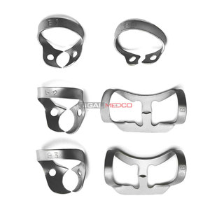 Pinces à diaphragme dentaire manuelles professionnelles, lot de 6, en acier inoxydable allemand, pour procédures endodontiques, hygiéniques, Brinker Universal - Product Image 3