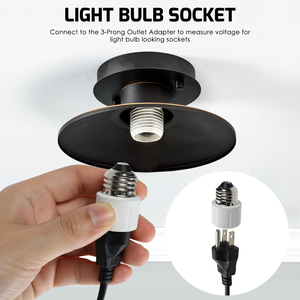 ชุดค้นหาเบรกเกอร์ไฟฟ้าสำหรับช่างไฟฟ้ามืออาชีพ – เครื่องส่งสัญญาณและตัวรับสัญญาณ, โหมดอัจฉริยะ AI, การทดสอบเวลาการตัดวงจร GFCI, AC 90-230V - Product Image 6