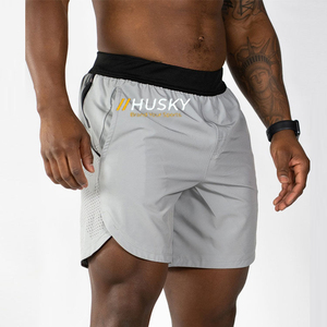 Shorts de Compresión Unisex de Nailon y Spandex, Cintura Alta Elástica, Bolsillo Oculto, Logotipo Personalizado, Secado Rápido, Ligeros, Transpirables, hasta la Rodilla - Product Image 5
