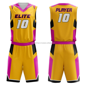 Ensemble d'uniformes de basket-ball professionnel Short de maillot de sublimation personnalisé Kits de vêtements de sport d'entraînement d'équipe respirants pour hommes - Product Image 4