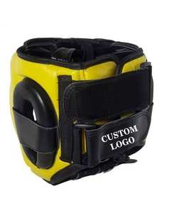 Casque de boxe respirant en cuir PU patchwork pour Muay-Thai, entraînement, sparring, équipement de fitness, protection de tête Taekwondo - Product Image 5