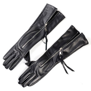 Nouveaux gants d'hiver pour femmes en cuir véritable SALVA LEATHER, doublure en soie, style uni, haute qualité, compatibles avec les écrans tactiles - Product Image 1