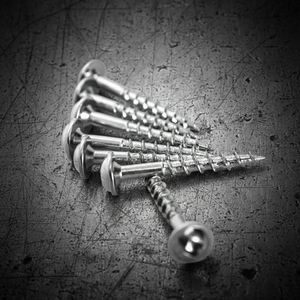 Tornillo para madera de cabeza alomada, métrico/pulgadas, autorroscante, Phillips/Pozi Drive, de acero al carbono/inoxidable, zincado, rosca gruesa, clase 4 - Product Image 1