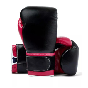 Gants de boxe en cuir de qualité supérieure avec fermeture auto-agrippante pour l'entraînement, le sparring, le MMA, le Muay Thai et les exercices sur sac de frappe. - Product Image 5