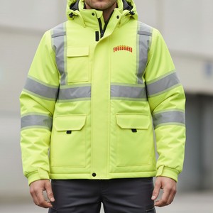 Chaqueta de Seguridad Reflectante de Alta Visibilidad, Chaqueta de Trabajo Personalizada para Construcción, Trabajo en Carreteras, Seguridad al Aire Libre, Uniforme, Proveedor OEM - Product Image 5