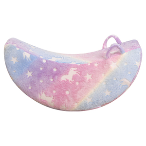 Canapé-tabouret en mousse moderne pour tout-petits, ensemble de jeu modulaire en PU écologique, jouets d'escalade confortables en forme de lune pour salon d'enfants - Product Image 5