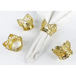 Anillo para Servilletas con Detalles Minimalistas de Cristal para Eventos Reales, Fiestas de Cumpleaños y Regalos Premium, Decoración Elegante para Mesa - Product Image 4