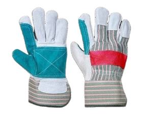 Guantes de Seguridad de Cuero de Vaca para Soldar, Guantes de Trabajo, Protección de Doble Palma, Tamaño XL, Certificado CE, EN388 - Product Image 2