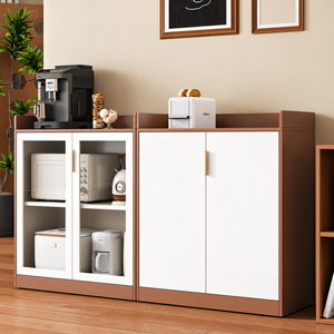 Meuble de rangement de cuisine moderne avec tiroirs de comptoir et espace de rangement latéral, buffet gain de place pour salle à manger et maison - Product Image 4