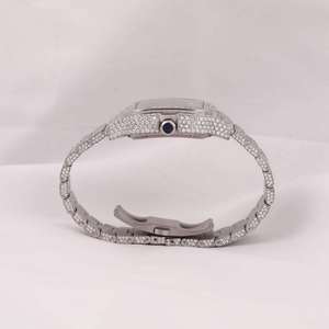 Nuevo Reloj de Lujo con Diamantes VVS y Moissanita, Reloj Solar Mecánico Automático de Oro para Hombre, Elegante y con Estilo - Product Image 5