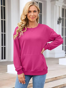 Sudadera Corta para Mujer, Suave y Moderna, Ideal para Fitness y Descanso, Servicio OEM - Product Image 2