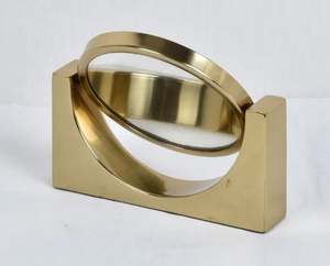 Espejo de Baño de Vidrio Art Deco de Lujo, Plegable, Ligero y Ecológico - Product Image 3