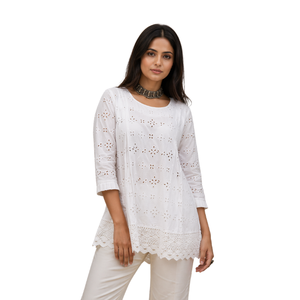 Vestido Midi de Algodón Elegante para Mujer, Vestido Hakoba 100% Algodón Puro, Transpirable, Ecológico, Ropa de Verano - Product Image 4