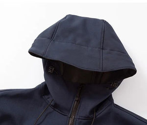 Chaquetas Softshell Personalizadas OEM ODM Unisex, Impermeables, Reversibles, de Tela de Poliéster, para Trabajo, con Múltiples Bolsillos y Cremallera, para Exteriores - Product Image 5