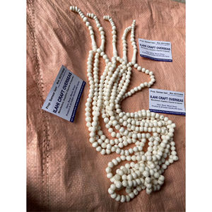 Tasbih Misbaha de prière islamique moderne et rustique en os de buffle poli, écologique, 99 perles, de la marque ILAHI - Product Image 1