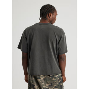 Camisetas de Algodón Personalizadas para Hombre, al por Mayor, Unisex, Lisas, OEM, Ropa Urbana, Camisetas de Cuello Redondo de Alta Calidad, OEM - Product Image 4