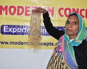 Extensions de cheveux bruts non traités indiens vierges Remy, faisceaux ondulés soyeux naturels originaux, sans traitement chimique, cheveux ondulés - Product Image 3