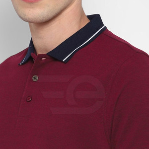 Camiseta Polo Premium para Hombre, Algodón, Manga Corta, Casual, Verano, Diseño Liso, Cómoda, Suministro de Fábrica, Camiseta Polo de Algodón para Hombre - Product Image 5