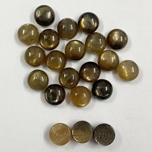 7mm Natural Golden Shine Smooth Round Cabochon Pulsera de piedras preciosas sueltas Collar Ajuste de joyería de Alibaba Fabricante a granel - Product Image 1