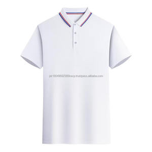 Camiseta polo con logotipo personalizado OEM, diseño bordado e impreso, ropa de trabajo corporativa, camiseta polo publicitaria de manga corta - Product Image 1