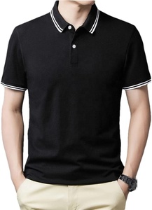 เสื้อเชิ้ตผู้ชายแขนสั้นสีพื้น ผ้าถัก ดีไซน์ติดกระดุมด้านหน้า ทรงปกติ ผ้าฝ้าย 100% กันยับ สีขาว แดง น้ำเงิน - Product Image 6