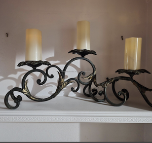 Soporte de vela de alta demanda, decoración de barra de mesa de restaurante nórdico, candelabro de luz de té de Metal DE LA India - Product Image 5