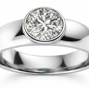 La commande de Jim comprenait 1 bague en platine, son alliance perdue. - Product Image 1