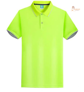 Chemise Homme Sportive Personnalisable avec Logo Frontal, Tissu Tricoté Séchage Rapide, Manches Courtes, Coton Peigné, Boutonnée, 160g, En Stock - Product Image 1