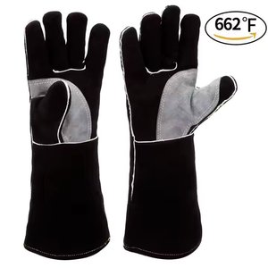 Gants de soudage OEM ODM, gants de sécurité industriels de qualité supérieure, coutures renforcées, fabrication en usine - Product Image 1