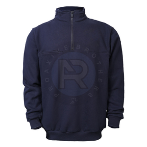 <b>Men</b> Quarter Zipper Sweatshirt Premium Quality Long Sleeve Casual <b>Pullover</b> Top Comfortable Warm Fleece Sports Outdoor Fitness - Product Image 1
