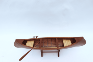 เรือจำลองไม้แคนูเด็กหญิงอินเดียแบบพรีเมียมรักษ์โลก |   เรือหัตถกรรมสั่งทำพิเศษ รูปทรงหรูหรา ขัดเงา ทาสี |   ดีที่สุด - Product Image 6