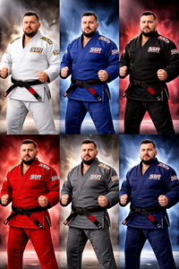 Custom Academy Logo Jiu Jitsu Gi Bulk Wholesale Pearl Weave Fabric 100% Cotton 460g Breathable Quick Dry Unisex Adult - Product Image 5