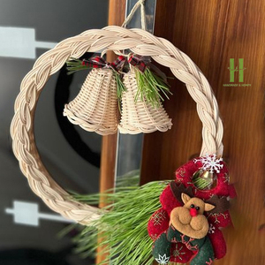 Campanas de Navidad Metálicas Modernas para Interiores, Decoración Navideña, Adorno Colgante para Árbol de Navidad, Campana Artesanal Dorada y Plateada, Guirnalda Festiva - Product Image 5