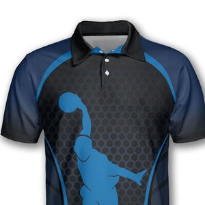Chemises de bowling personnalisées imprimées pour joueurs, respirantes, 100 % polyester, vêtements de sport anti-humidité, protection UPF 50 - Product Image 5