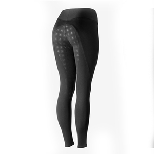 Custom Women's Vintage Mid Waist <b>Leggings</b> Breathable Seamless Knitted 90%Nylon 10%Spandex Heat-Transfer Printed 220g <b>Pockets</b> OEM - Product Image 2