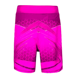 Pink Front Logo MMA Fighting <b>Shorts</b> Breathable Lightweight Grappling Wear OEM for Men - Product Image 2