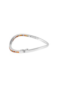 Brazalete de Zafiro Azul en Plata de Ley 92.5 KLSB-20403 - Product Image 4