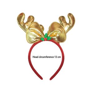 Serre-têtes de Noël, pinces en forme de bois de renne et chapeaux de Père Noël, ensemble de 12 pièces - Product Image 3